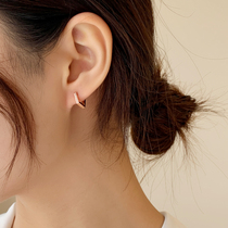 Earrings 2021 New Tide square fashion earrings High sense female sterling silver temperament rose gold earrings