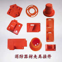Fire truck equipment pendant fire axe shovel pry bar separator wrench wire cutter clamp water gun bracket card holder