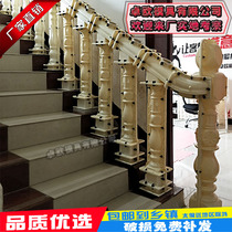 Stair handrail mold cast-in-place step grinding tool European cement stair railing template vase column Roman column model