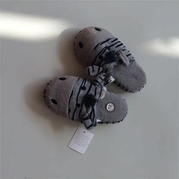 Chaussons enfants en suède - Ref 1013761 Image 6