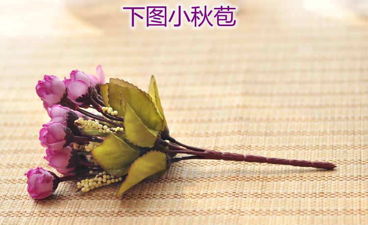 Trà hoa hồng mới bouquet hoa giả mô phỏng bó hoa 绢 hoa nhựa khô hoa cắm hoa trang trí hoa bó hoa đơn - Hoa nhân tạo / Cây / Trái cây Ý tưởng từ khóa