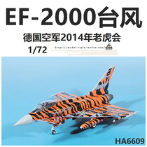 HM HA6609 Luftwaffe EF2000 Eurofighter Tiger 2014 Aircraft Model 1 72