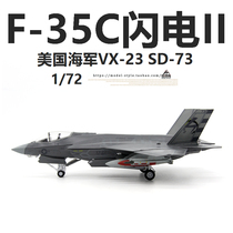 AF1 US Navy F-35C Lightning II Fighter VX-23 SD-73 F35 Finished Aircraft Model 1 72