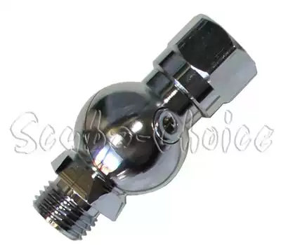 Scuba Choice diving accessory regulator secondary head 360 degree adapter low pressure pipe elbow