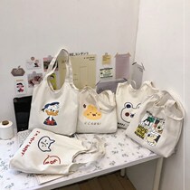  Go out easy to carry bags tote bags canvas bags ins office workers style shoulder bags womens large capacity cold bags