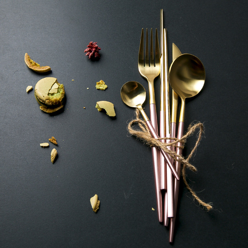 Solitary Pint Ex-Ins Wind Single Loading Portable 304 Stainless Steel Chopsticks Spoon Fork Household Cutlery Suit-Taobao