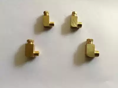 Oil pressure elbow copper right angle joint ferrule type elbow lubrication fitting oil pipe right angle joint