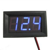 0 56 inch LED digital voltmeter two-wire DC voltmeter head DC4 5V-30 0V reverse connection protection