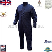 British Army Conjoined British Royal Navy Deck One-piece Suit Submarine Maintenance Work Racing Cardins Army Edition Gongfa
