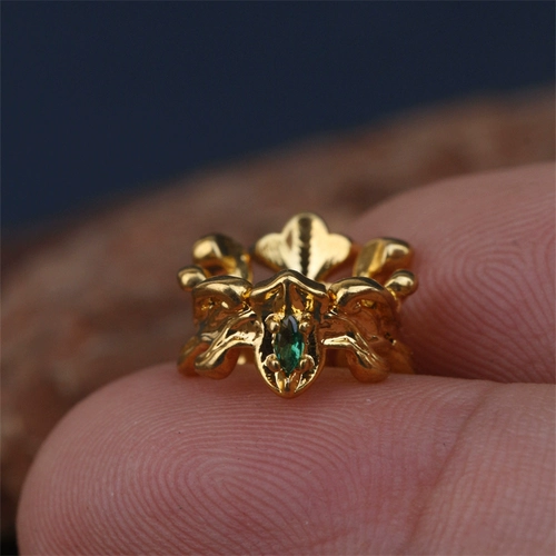 Аксессуар из грецкого ореха, браслет, Италия, 8 карат