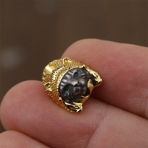 Браслет из грецкого ореха, металлический золотой аксессуар, Италия, 8 карат