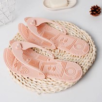 Portable foldable easy storage Business travel Home bathroom non-slip slippers Plane tow folding flip flops