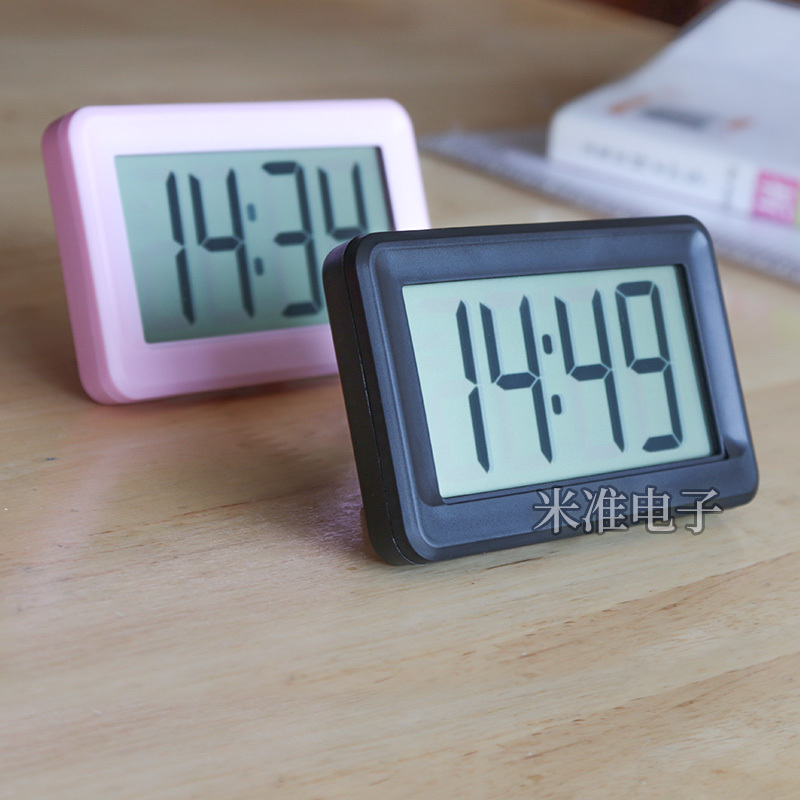 Large Screen Large Font Digital Watch 24-Hour Creative Mini Desktop Watch Elderly Digital Time Table Student Exam Watch