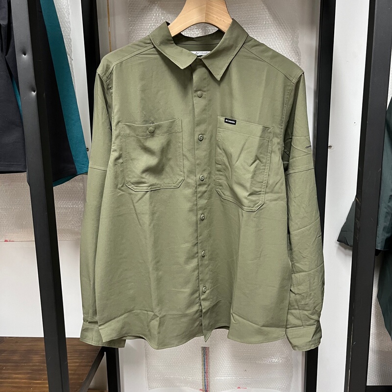Columbia Columbia Shirt Men's 26 Spring and Summer Outdoor Casual Comfortable Breathable Long-Sleeved Shirt Ae3465
