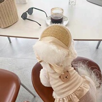 Pet Spring Summer Dress Mini Canine Teddy Bib Bear Slim Bear Bear Harness Vest With Dress Cat Dog Summer Clothes