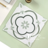 Funfu lulifang зеленая ванная комната для ванной плитка плитка Nordic Fresh Fresh Kitchen Balcony плитка туалетная плитка на стенах туалета