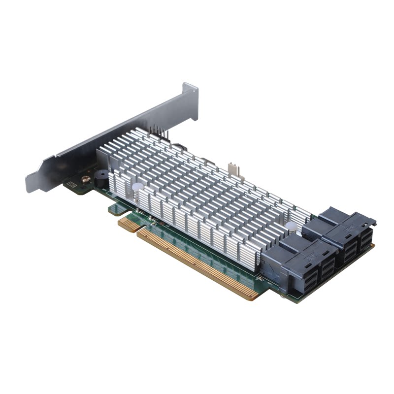 Highpoint Rocket SSD7120 U 2 NVMe SSD PCIe3 0x16 RAID disk array card