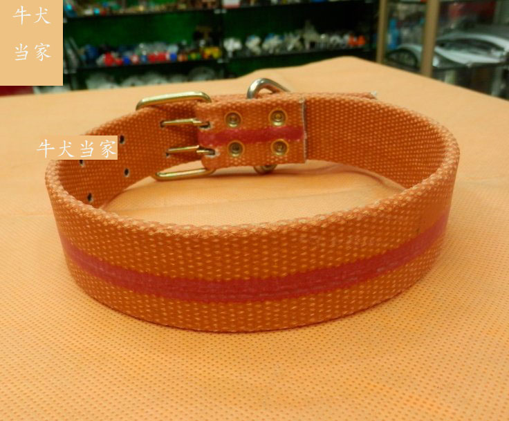 () Sturdy large dog thickened collar dog collar will always be pulled continuously large German Shepherd collar golden retriever