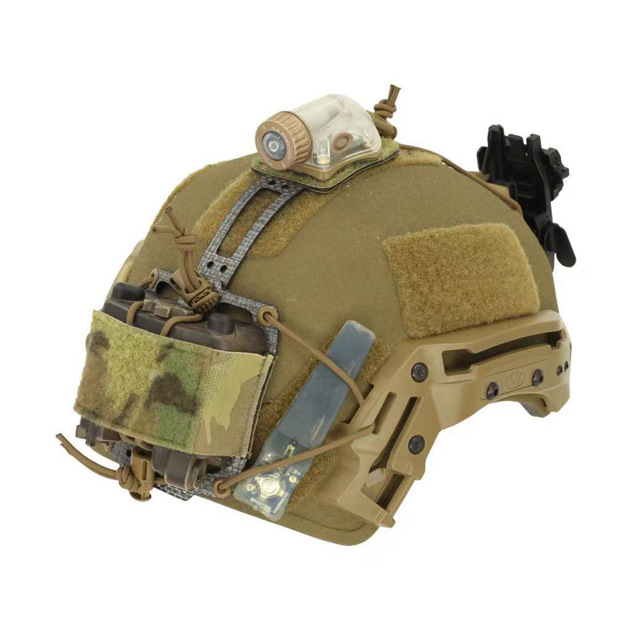 Elastische Kordel Fester T-Typ-Rahmen Taktischer Helm Pvs31 NVG Batterieaufbewahrungstasche Tasche Pack Airsoft Jagd – Detail 12