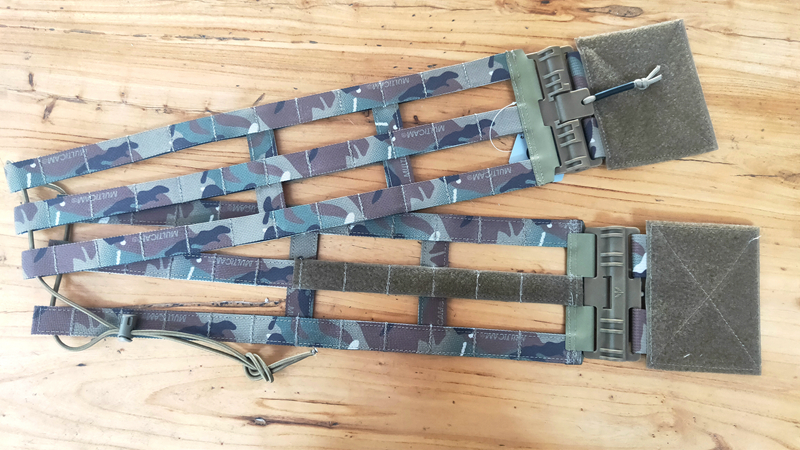 (Tactical Raider) Webbing quick release side flank is suitable for a variety of similar JPC XPC LV119 tactical vests