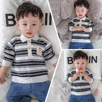 Online red baby autumn clothes go out to suit baby boomer polo shirt with newborn shirt adorable blouse jacket