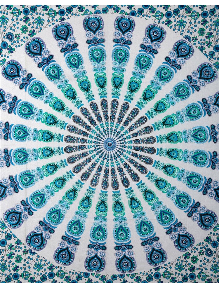 Lớn 148 * 200 Mandala Tapestry Trang trí tường Vải Vải Khăn trải bàn Vải sống Phân vùng Vải Vải Tường tấm thảm treo tường