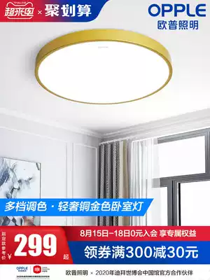 OP lighting Nordic bedroom lights Simple modern creative LED ceiling lights Master bedroom room lights Study lamps WS