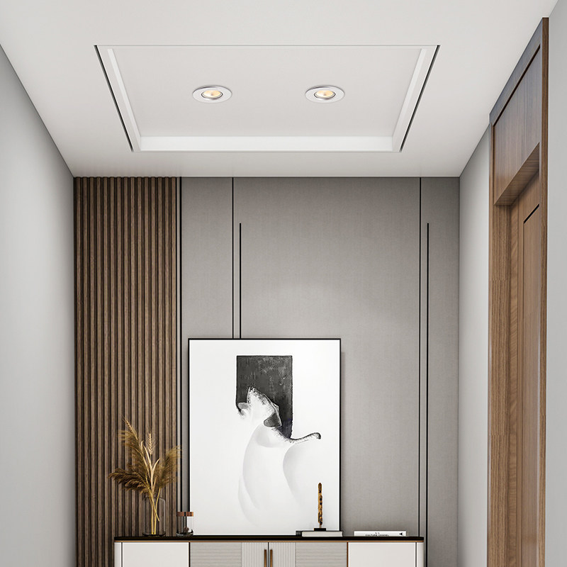 Op Led Spotlight Ceiling Light Bull's Eye Light Embedded Clothing Store Corridor Entrance Aisle Downlight Modern Single Light