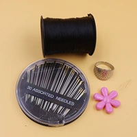 Черная нейлоновая линия+иглы черной тарелки+аксессуары