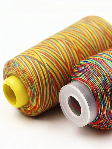 Красочная швейная нить цветовая линия пагоды Высокопроницаемая шелковая световая нано -подошва цветовой линии линия шить