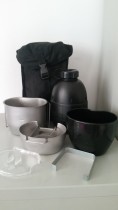 Brand new set of BCB British Osprey Osprey 58 plastic kettle Crusader Bell wilderness survival military version