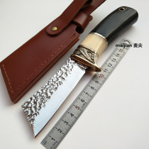 Hand forged outdoor self-defense saber high hardness knife field survival special combat tactical survival small straight knife