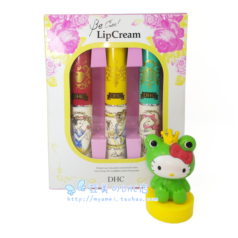 Nhật Bản DHC môi ô liu son dưỡng môi Snow White Disney phiên bản giới hạn hộp quà tặng ba - Son môi black rouge a6