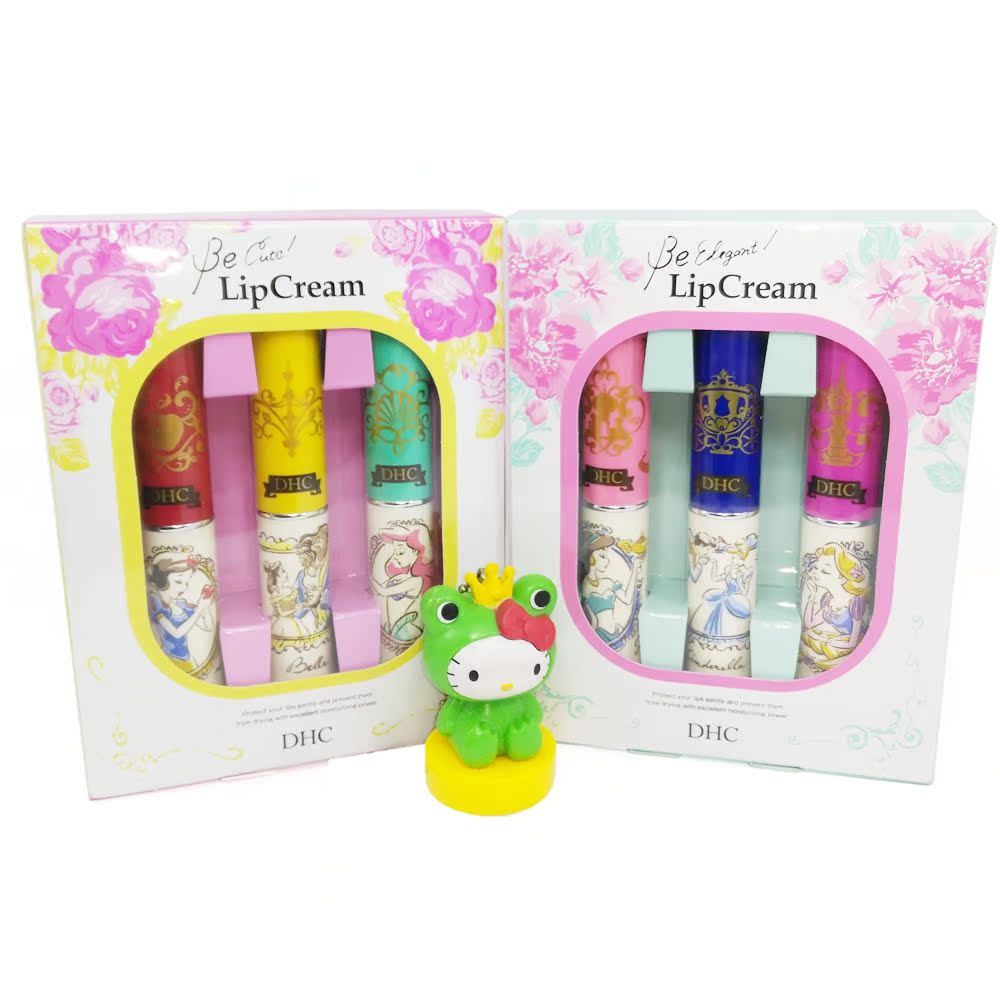 Nhật Bản DHC môi ô liu son dưỡng môi Snow White Disney phiên bản giới hạn hộp quà tặng ba - Son môi black rouge a6