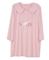 Happy House 24 summer thin maternity wear large lapel knitted embroidered long top 621116