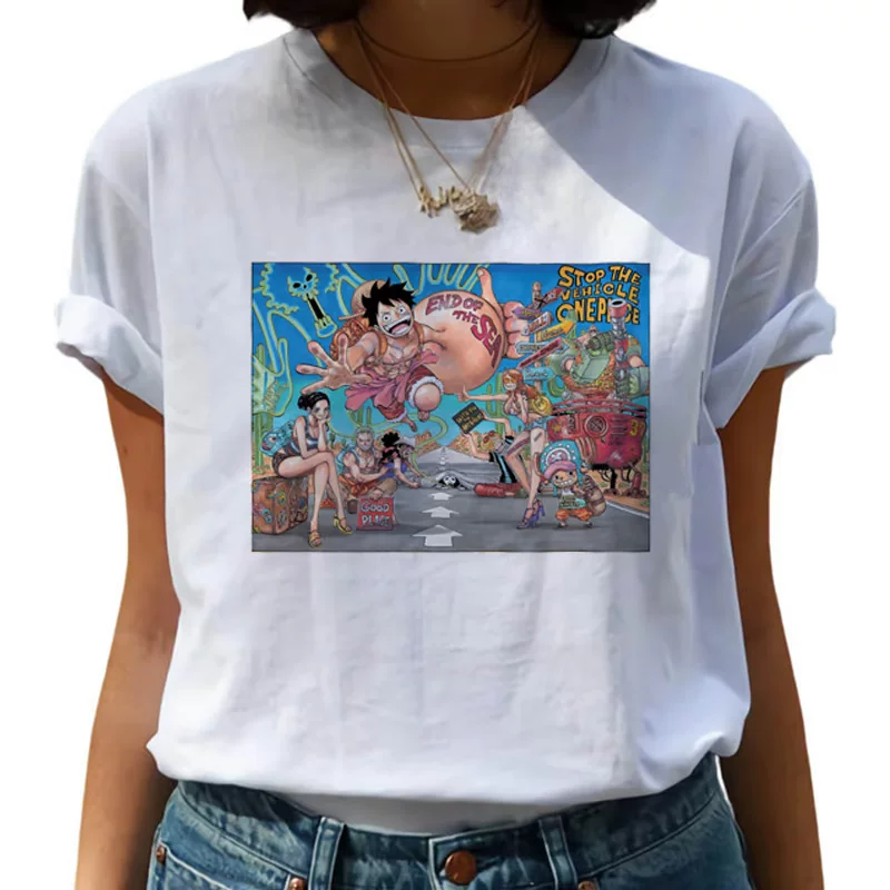 [Кружка One Piece Женские карикатуры Лuffy японское аниме 90-е годы футболка]