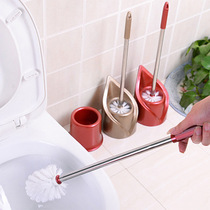 Creative long handle red with base toilet brush toilet cleaning supplies toilet brush soft hair cleaning brush