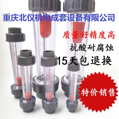 Yuyao PVC plastic rotor full plastic flowmeter LZS-15S 25 32 50 65 80 100