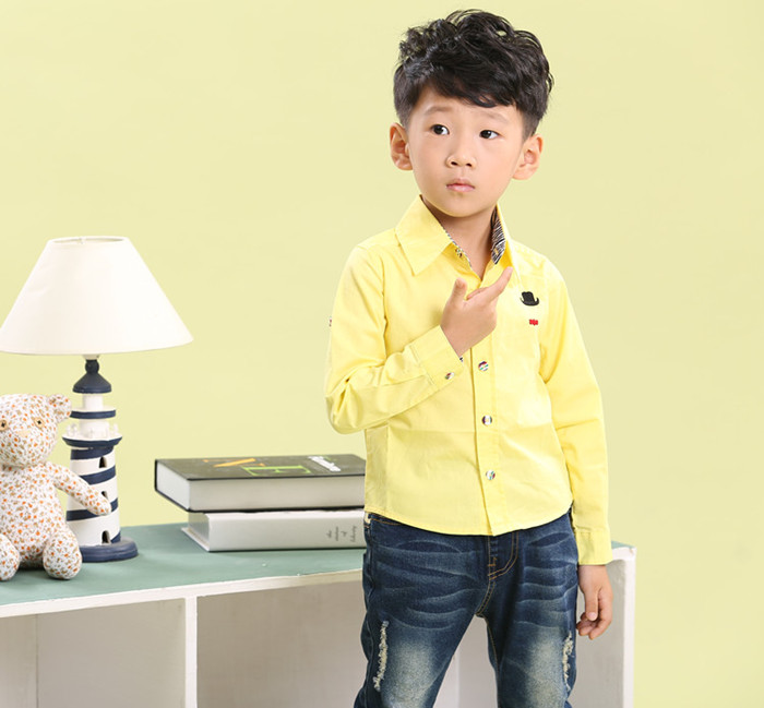 Chemise enfant à manche longue - Ref 2084327 Image 8