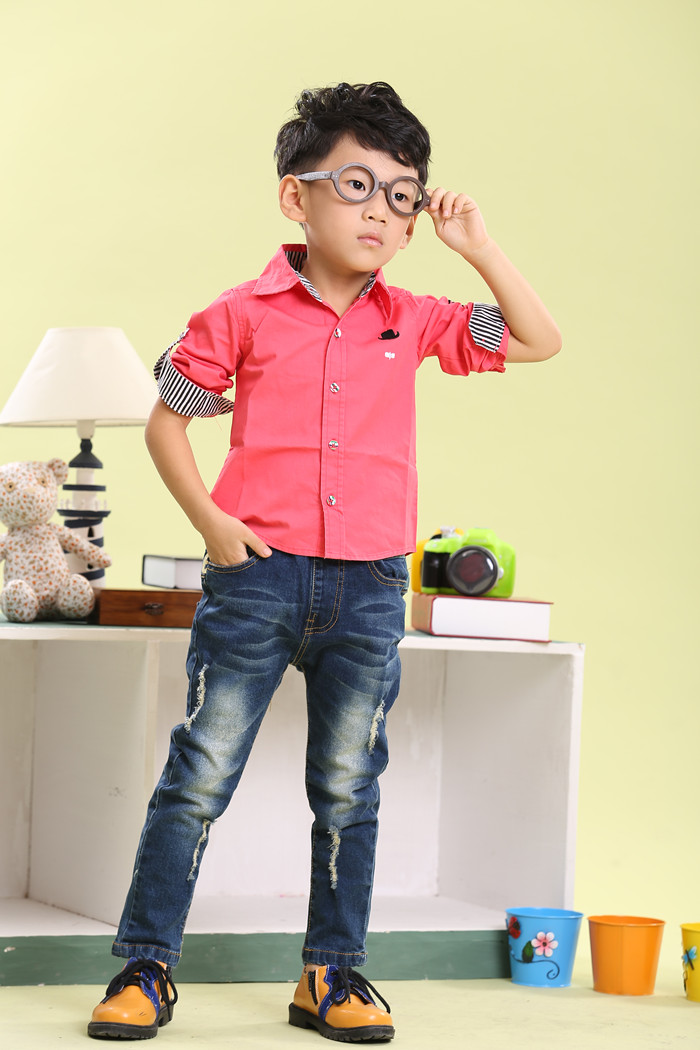 Chemise enfant à manche longue - Ref 2084327 Image 34