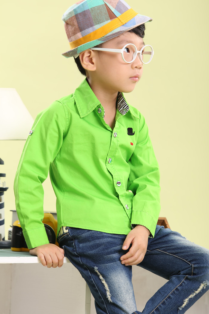 Chemise enfant à manche longue - Ref 2084327 Image 48