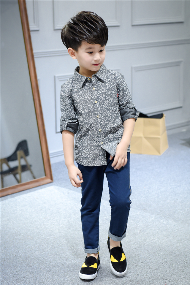 Chemise enfant à manche longue - Ref 2084325 Image 10