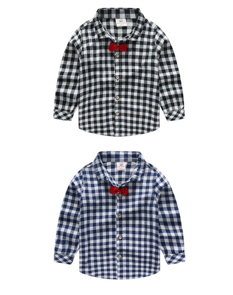 Chemise garcon à manche longue - Ref 2082567 Image 28
