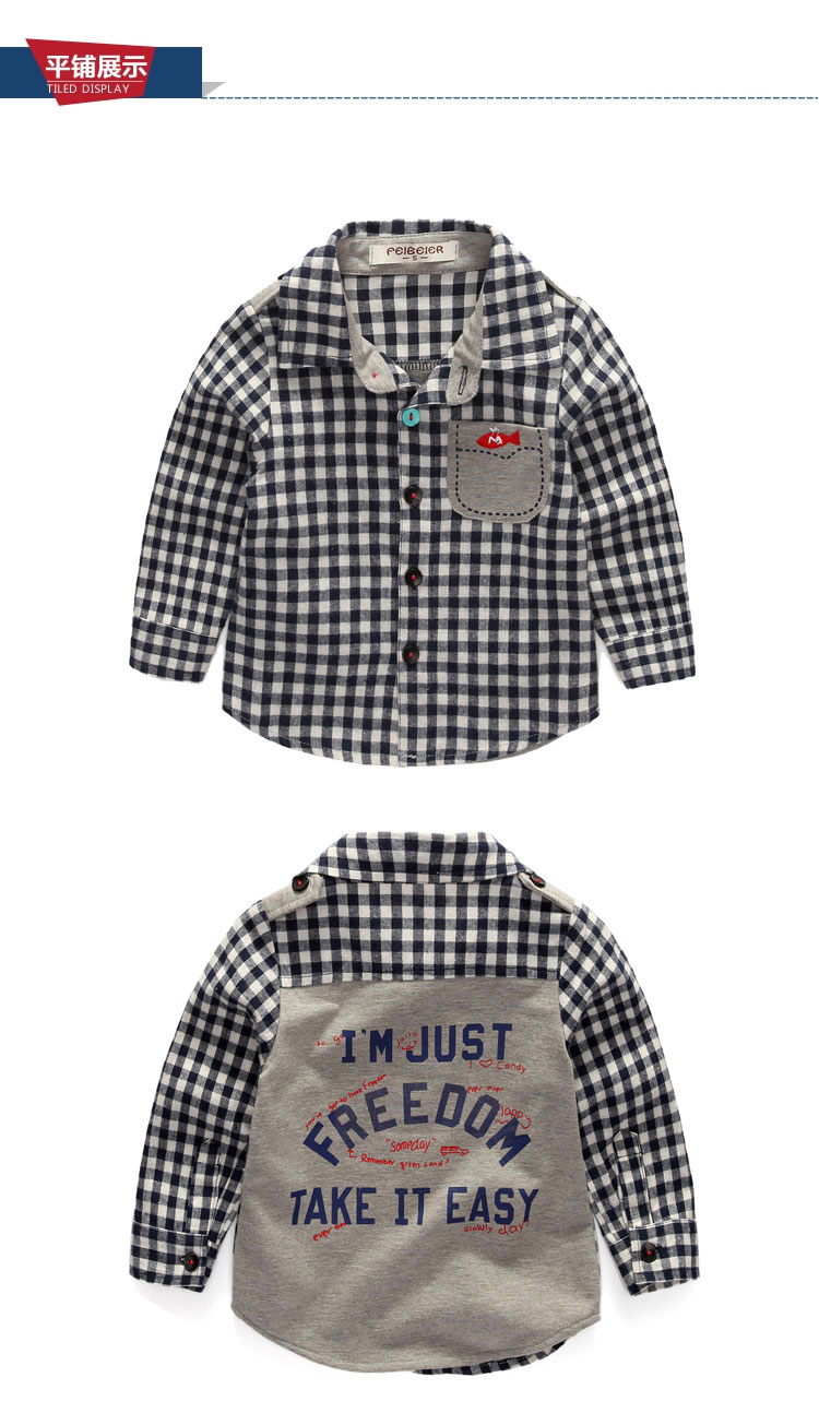 Chemise garcon à manche longue - Ref 2082572 Image 28