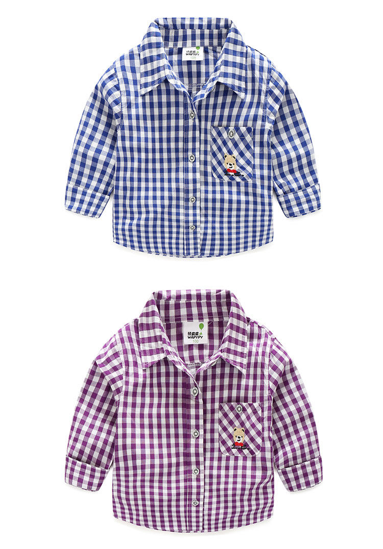 Chemise garcon à manche longue - Ref 2075684 Image 12