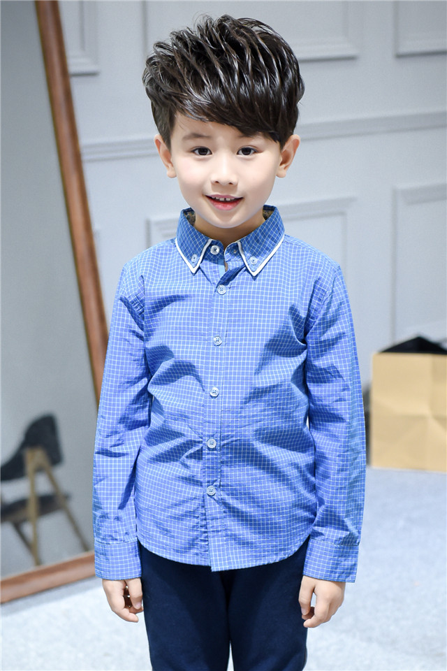 Chemise garcon à manche longue - Ref 2077062 Image 11