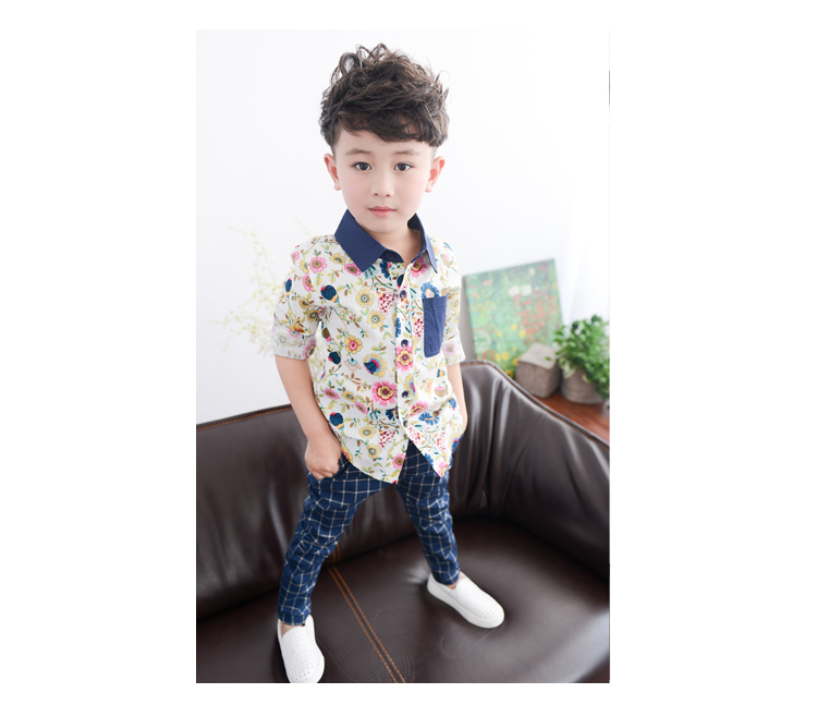 Chemise garcon à manche longue - Ref 2082550 Image 28