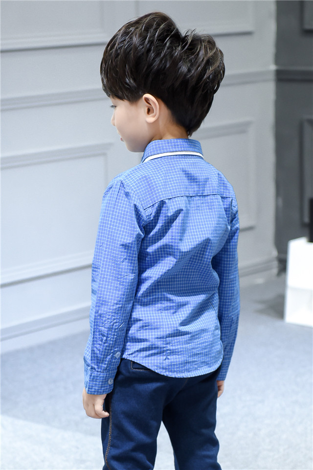 Chemise garcon à manche longue - Ref 2077062 Image 14