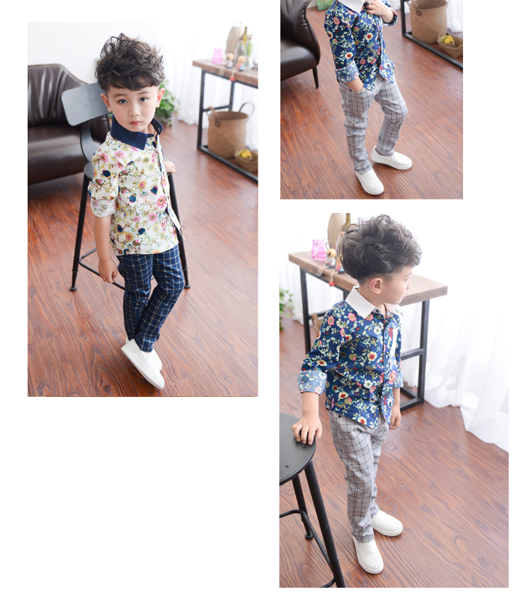 Chemise garcon à manche longue - Ref 2082550 Image 32