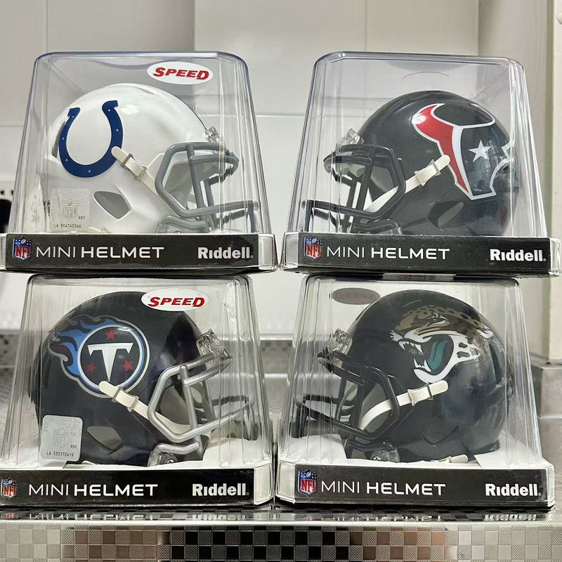 North American Sports Hall of Fame Nfl Football Mini Helmet Titans Texans Colts Jaguars